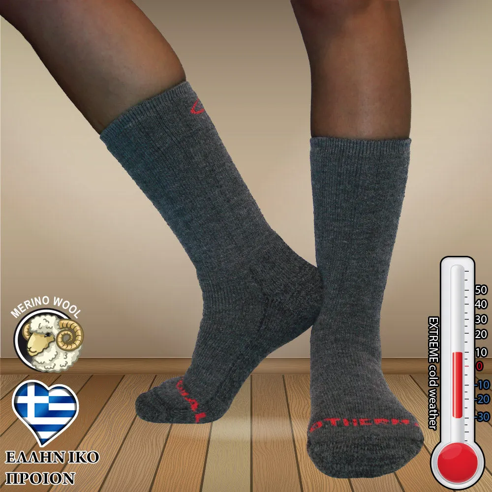 Κάλτσες Dimi Socks Thermal Χοντρές merino wool ΑΝΘΡΑΚΙ