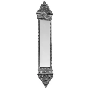 16 Inch Solid Brass L'Enfant Style Solid Brass Push Plate (Polished Chrome Finish)
