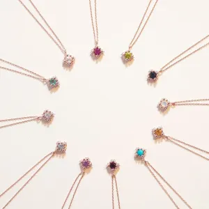 [20% OFF] 925 Silver Robert Birthstone Necklace