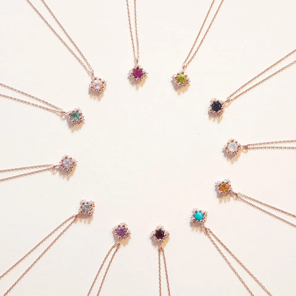 [20% OFF] 925 Silver Robert Birthstone Necklace