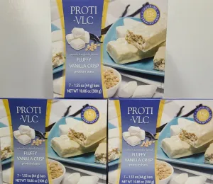 3 Box Value Pack Proti Fit Fluffy Vanilla Crisp Bar