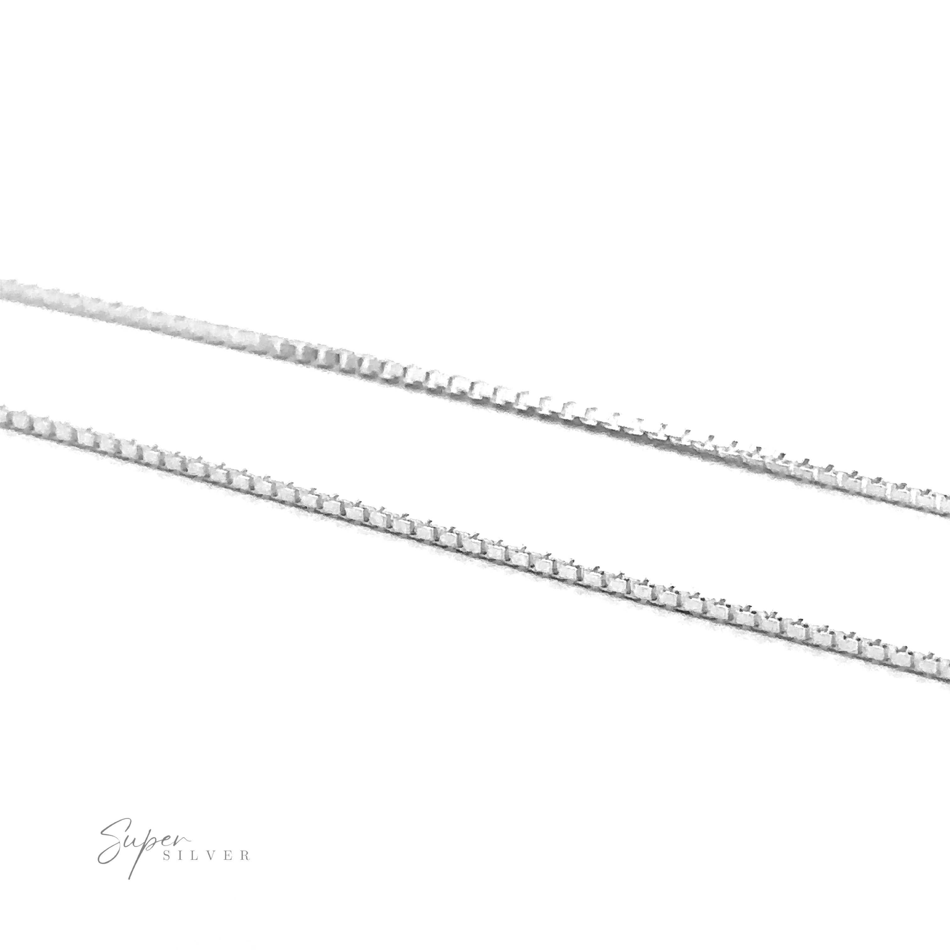 Adjustable Silver Box Chain