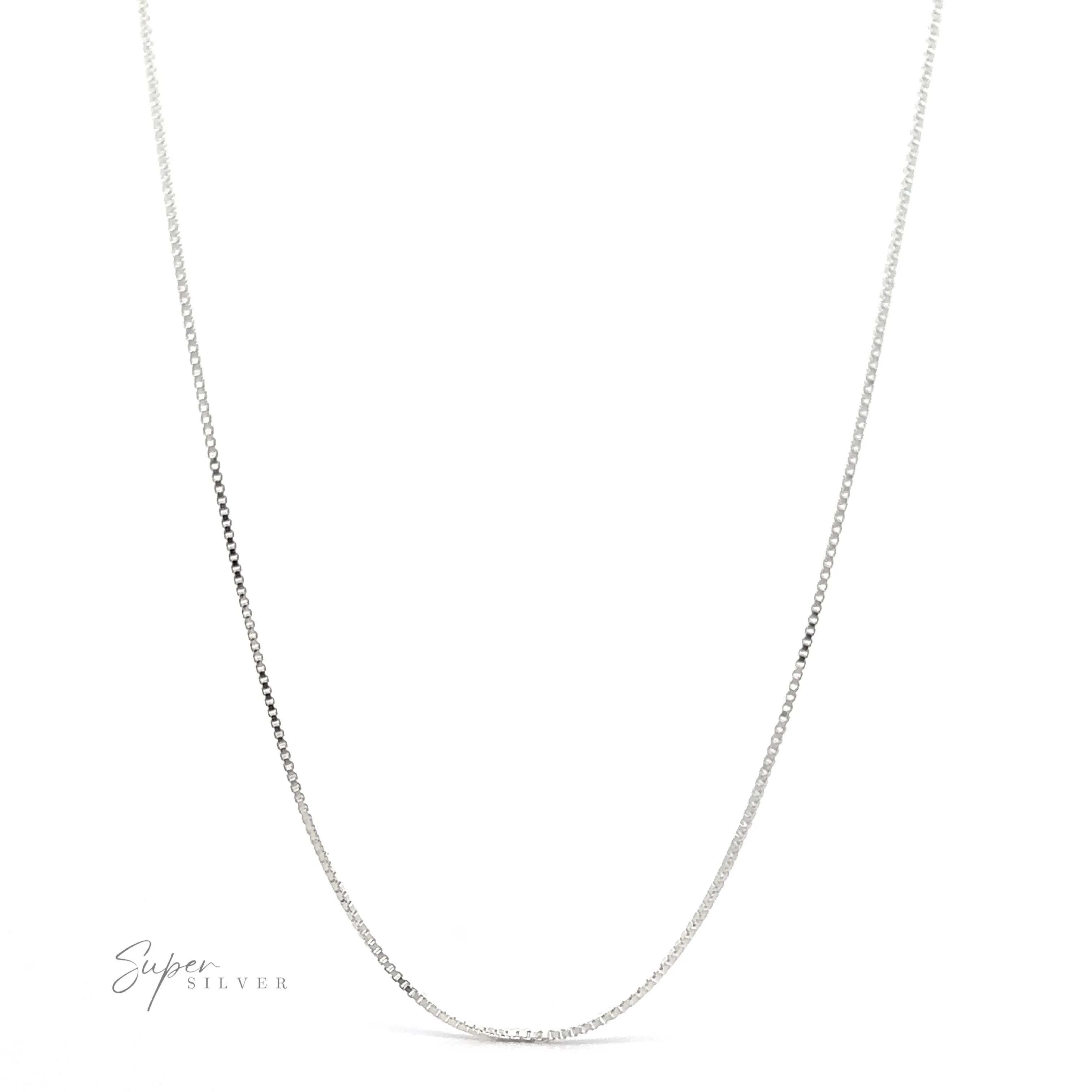 Adjustable Silver Box Chain
