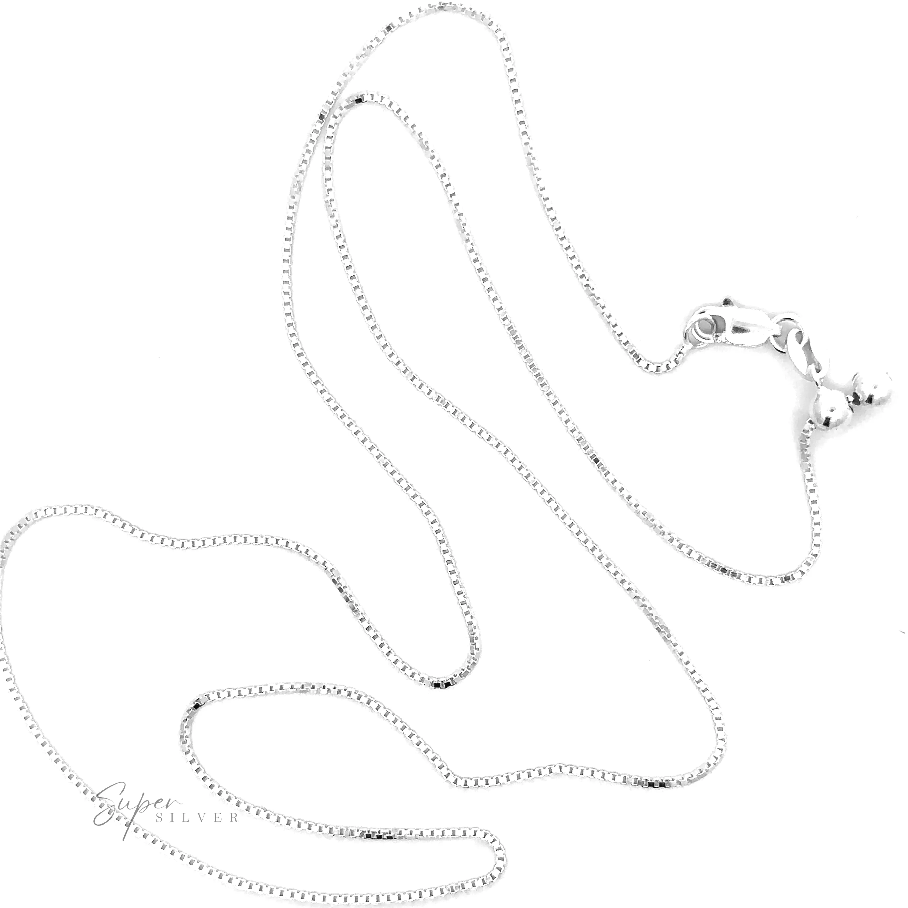 Adjustable Silver Box Chain