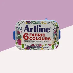 Artline Fabric Colours ( Pack of 6 )