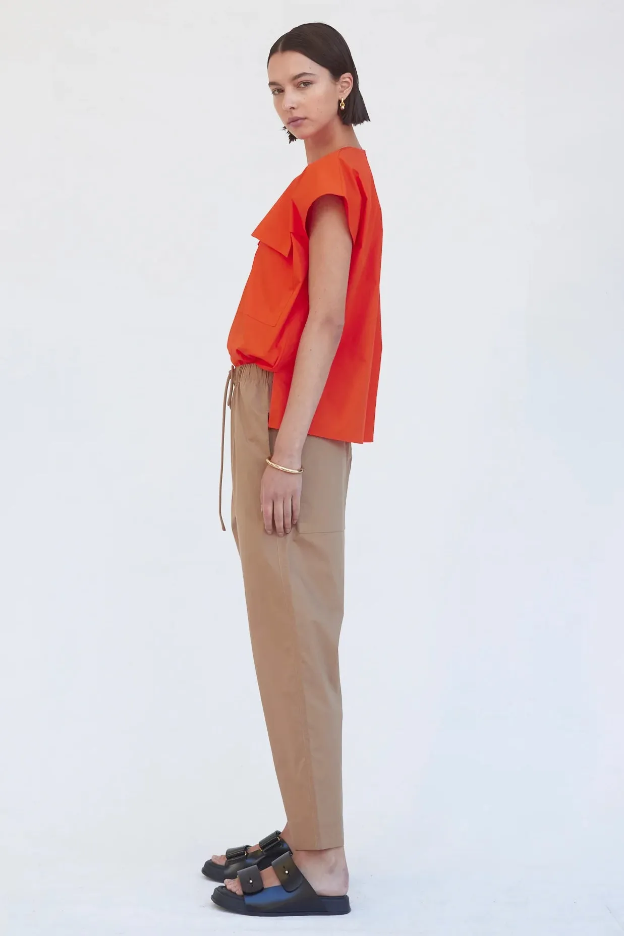 Ashley Pant in Camel