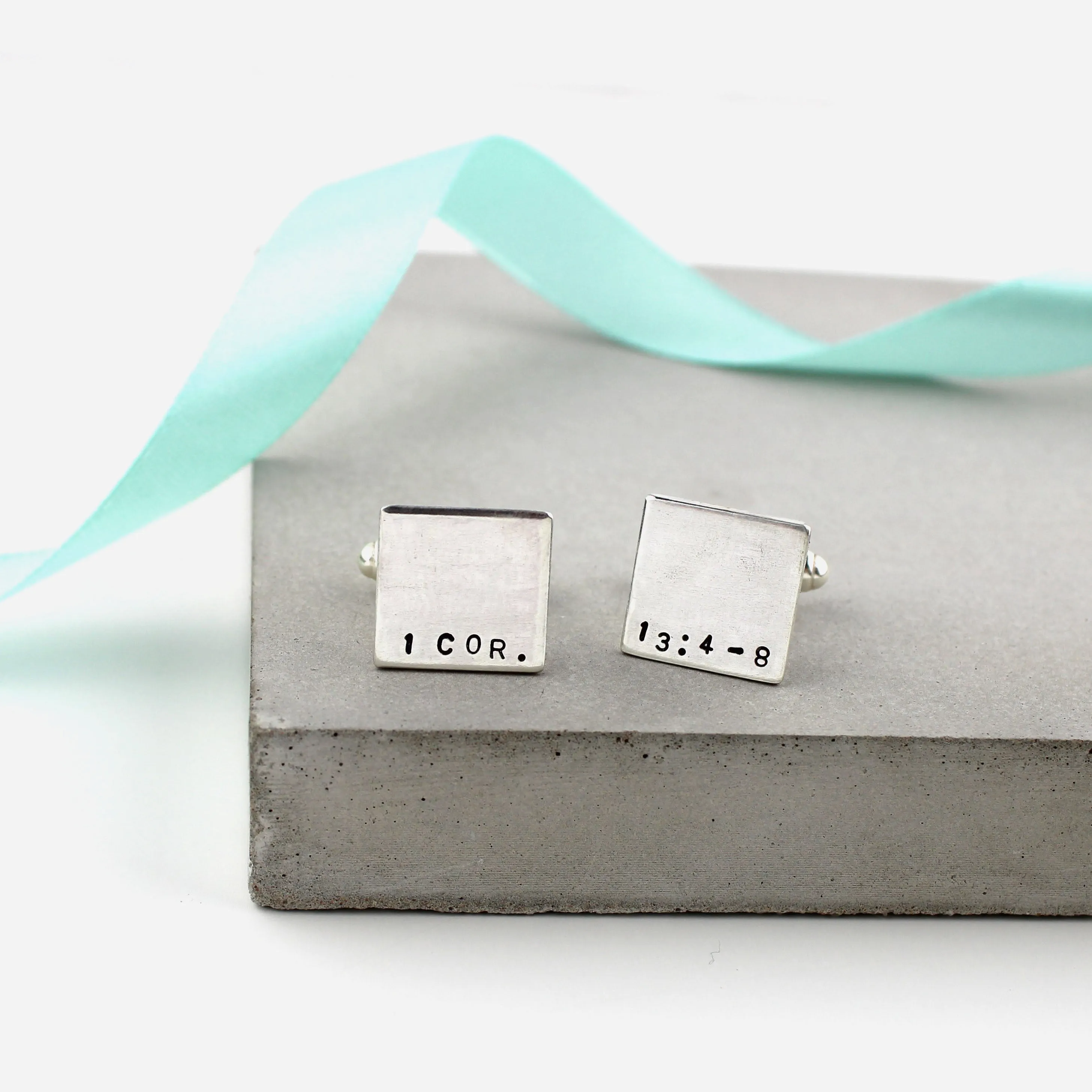 Bible Verse Cufflinks