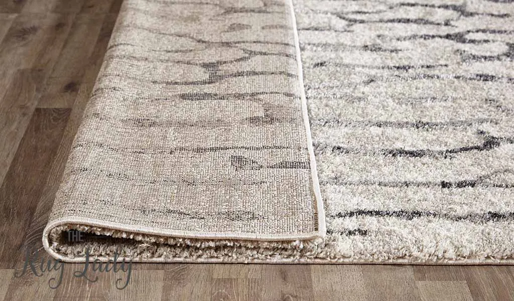Caprice Grey Abstract Art-Silk Rug
