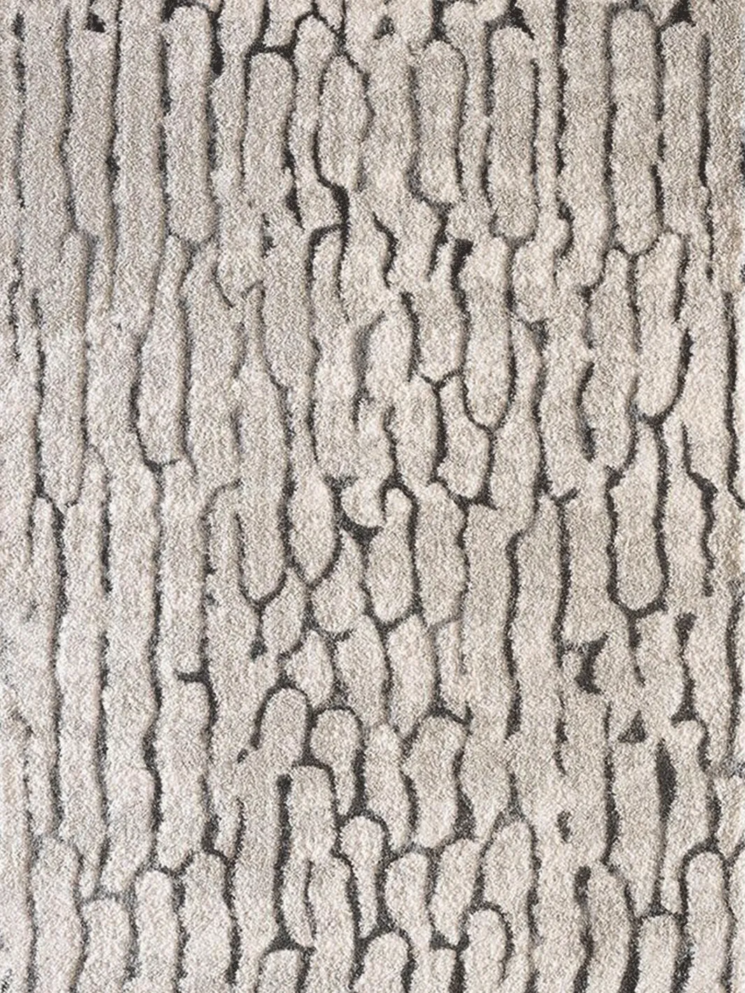 Caprice Grey Abstract Art-Silk Rug