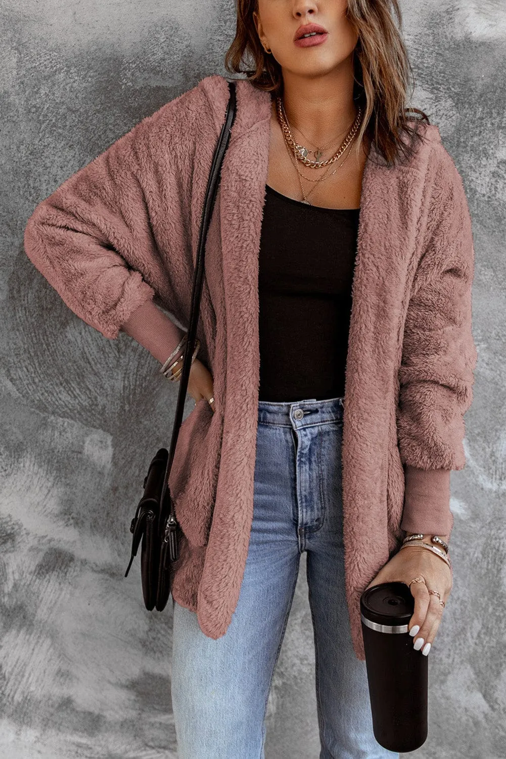 Casual Corduroy Shirt with Patch Pockets