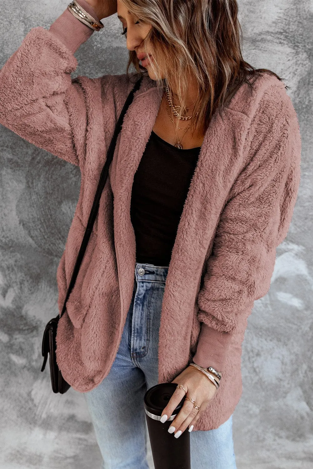 Casual Corduroy Shirt with Patch Pockets