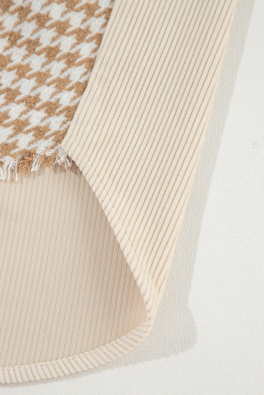Casual Corduroy Shirt with Patch Pockets