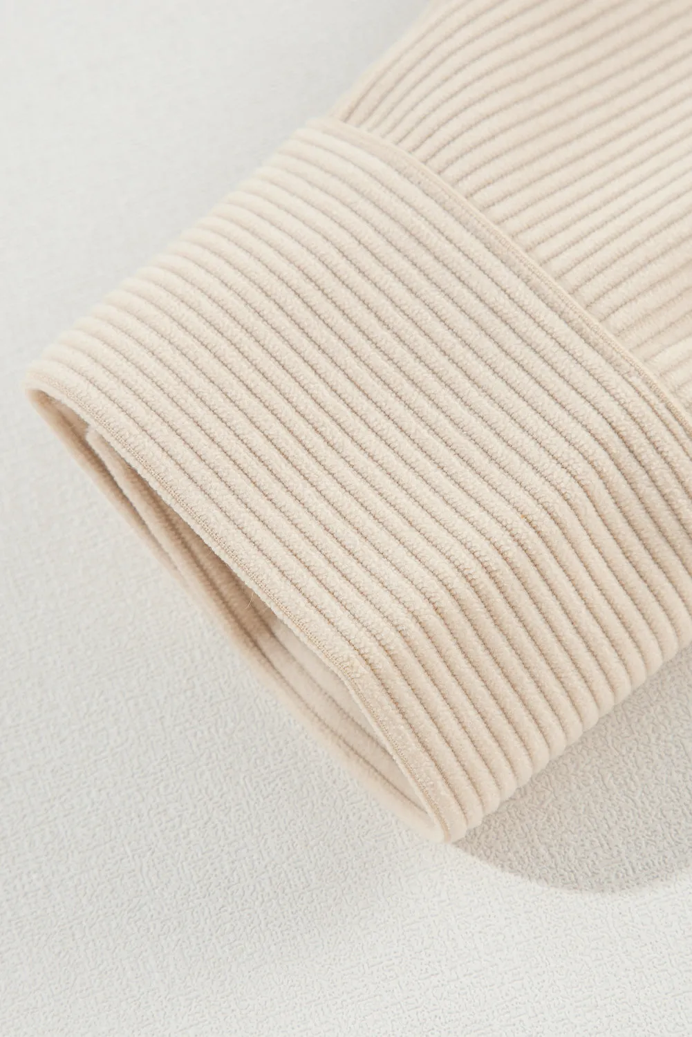 Casual Corduroy Shirt with Patch Pockets