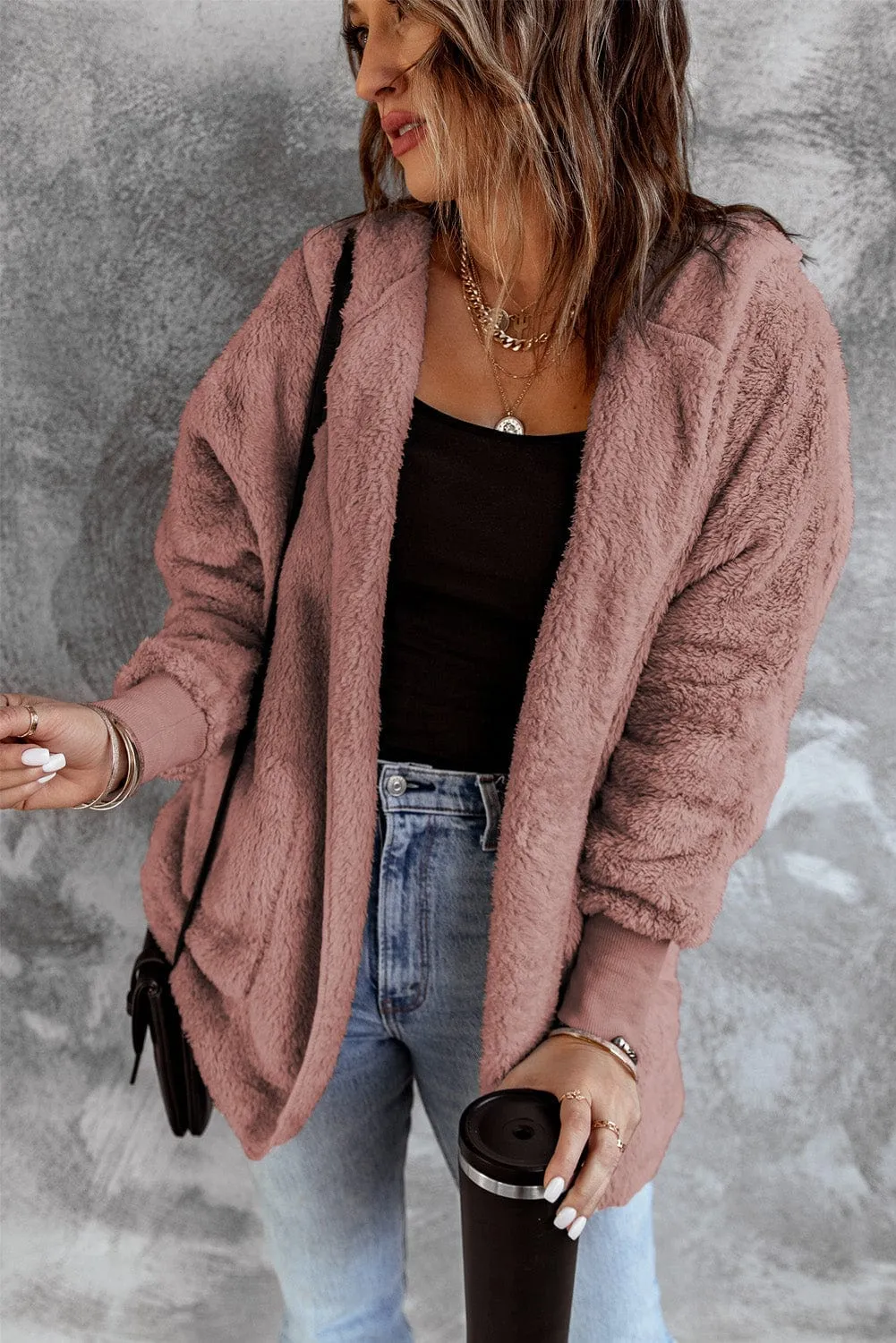 Casual Corduroy Shirt with Patch Pockets