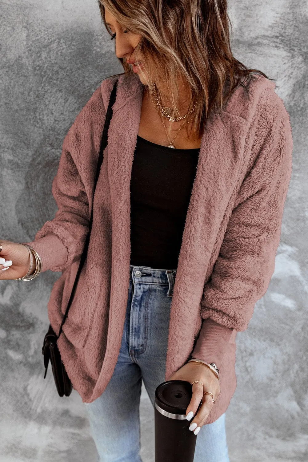Casual Corduroy Shirt with Patch Pockets