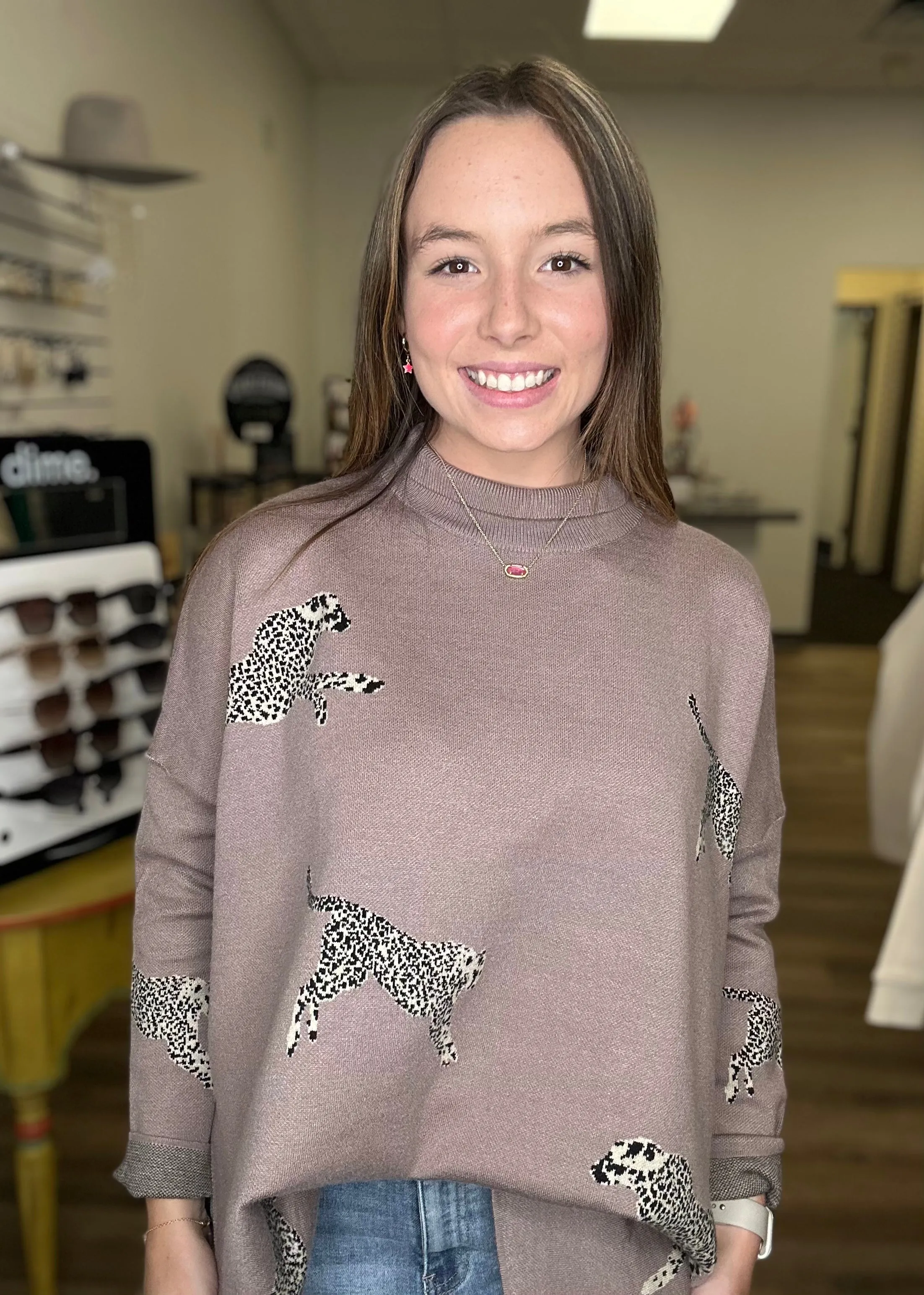 Cheetah Sweater