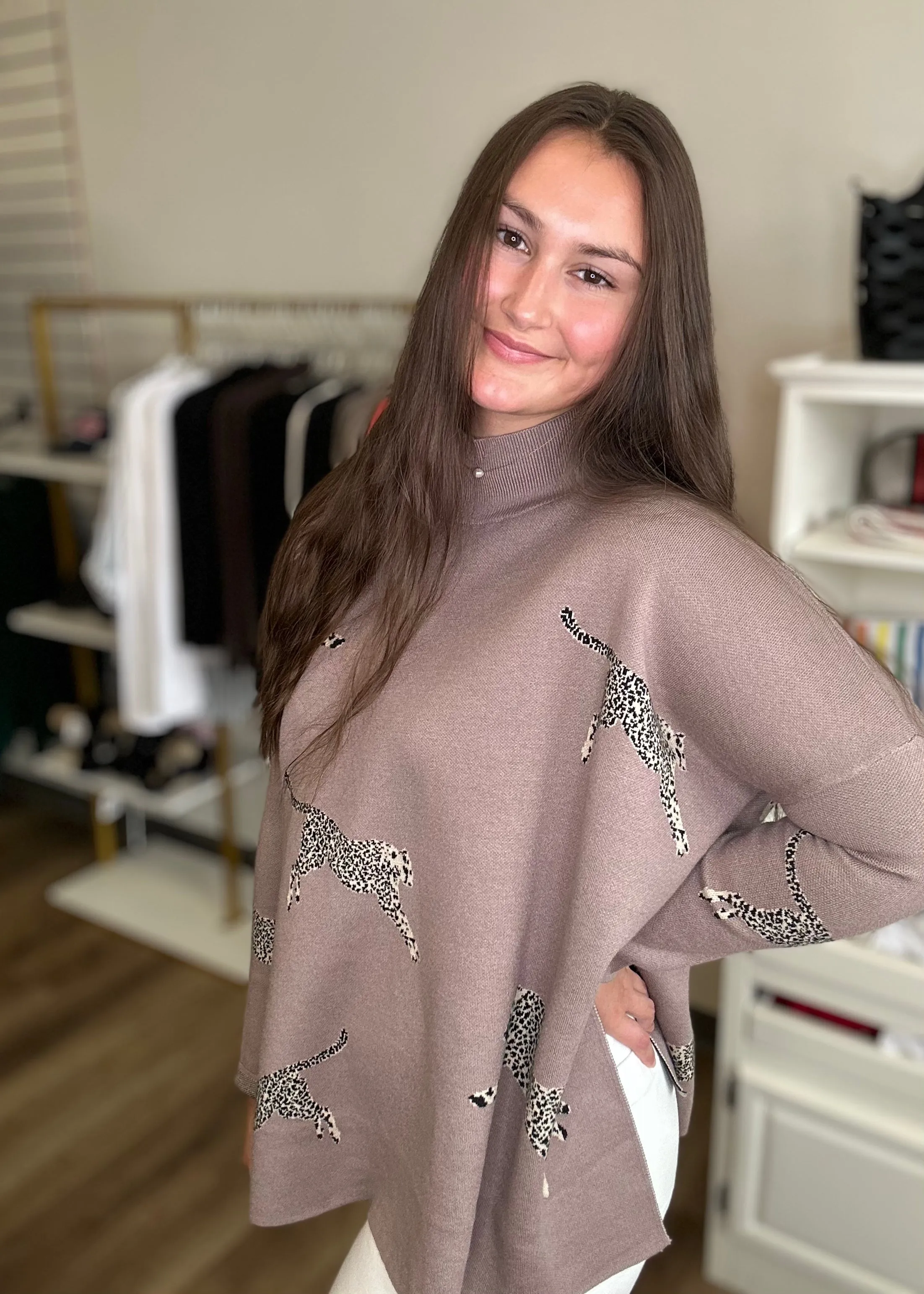 Cheetah Sweater