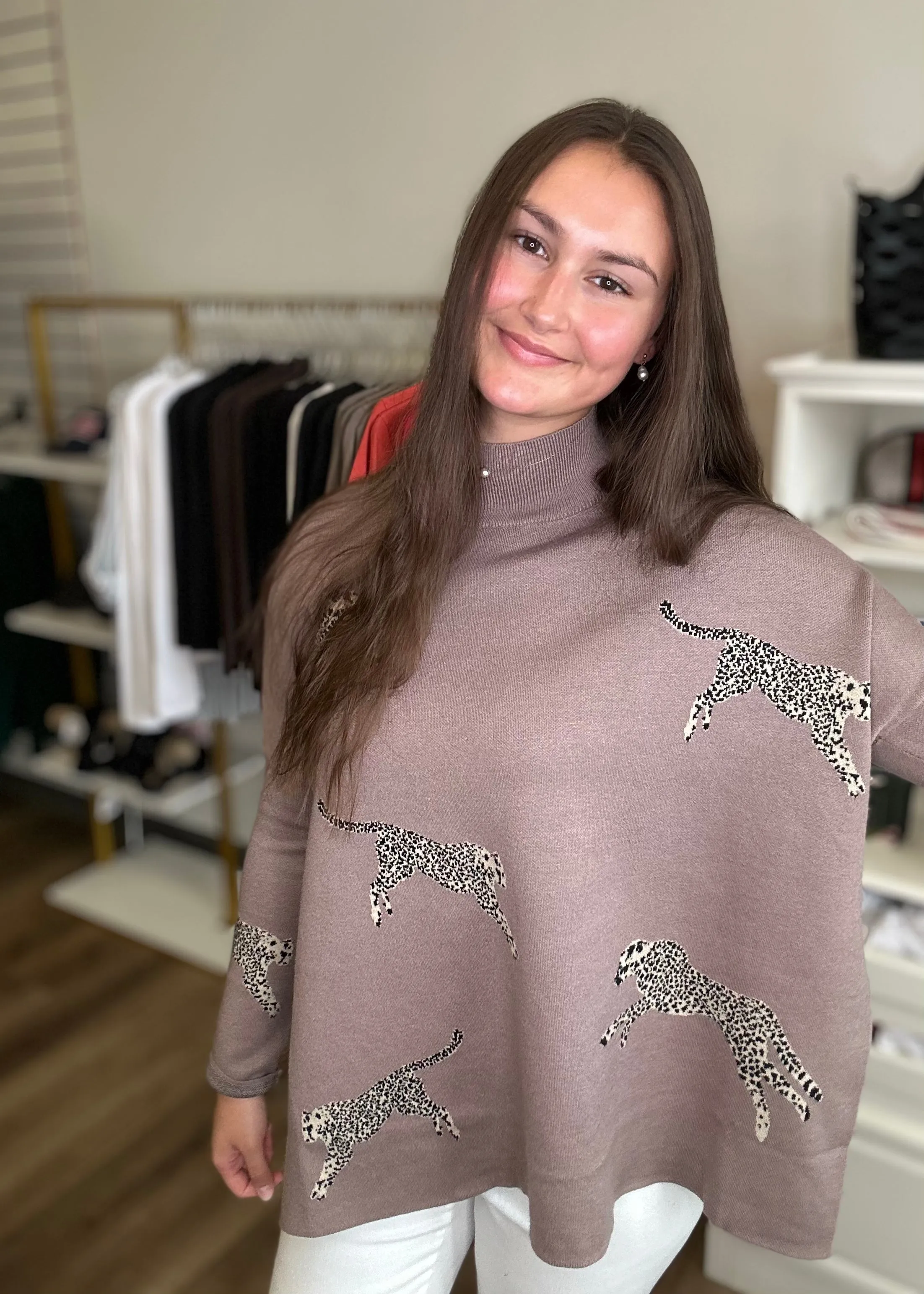 Cheetah Sweater