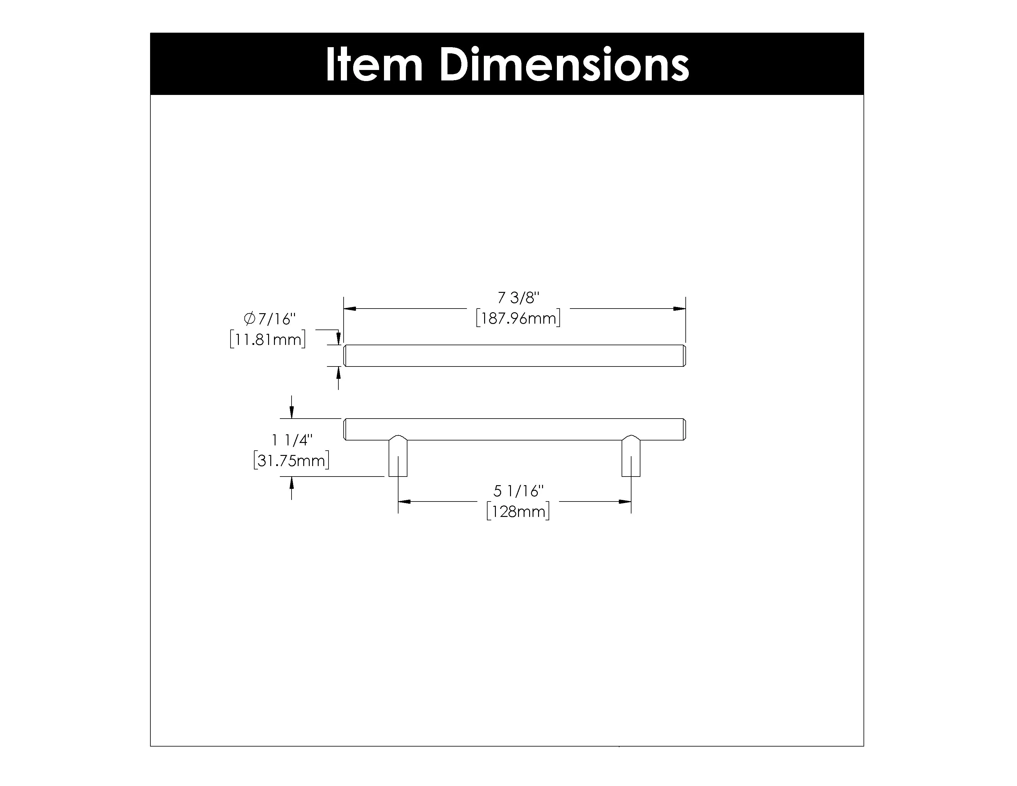 Contemporary Pull, 128mm C/C - CTG3373