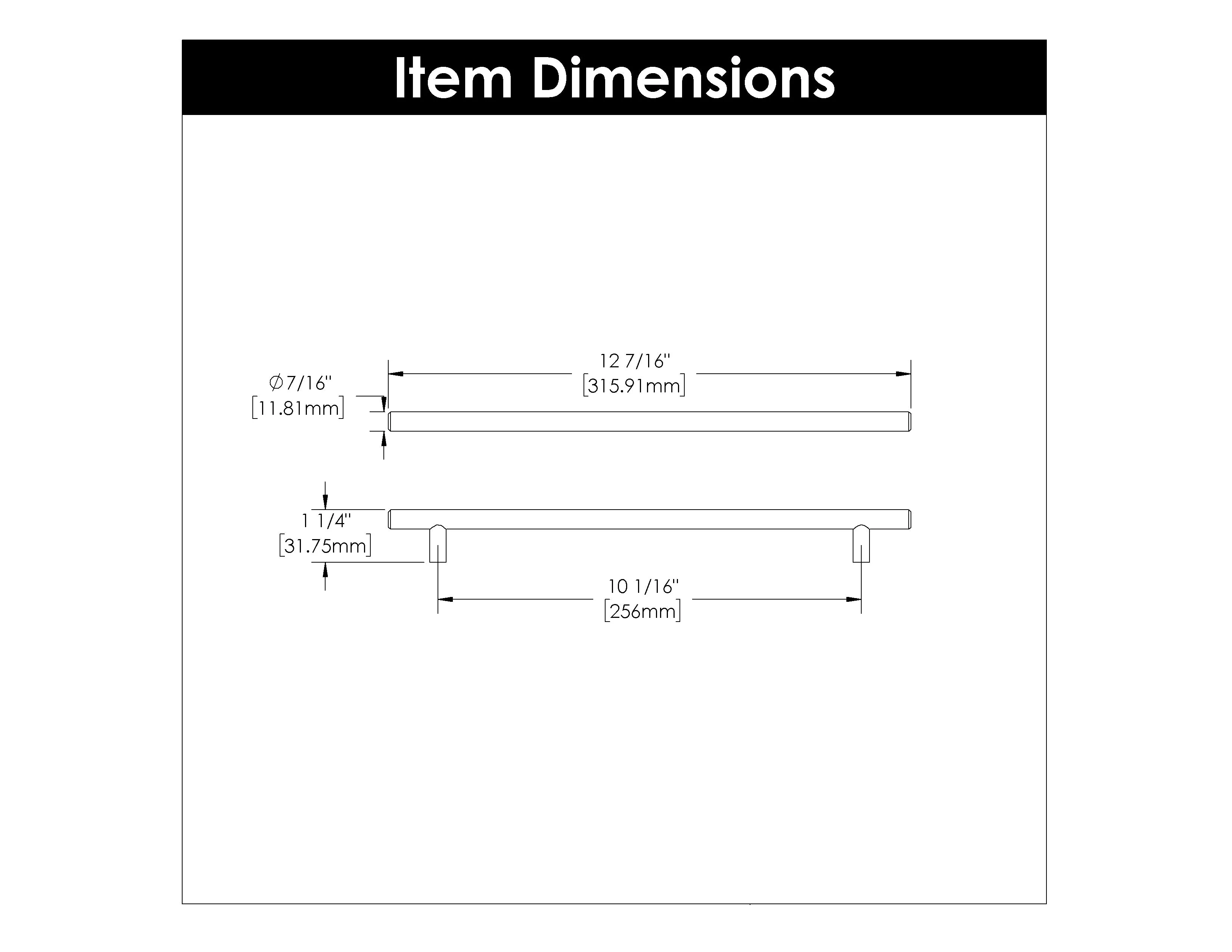Contemporary Pull, 256mm C/C - CTG3389