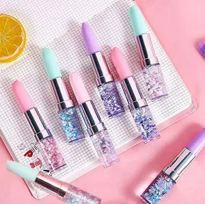 Cool Glitter Candy Color Lipstick Shape Gel Pen