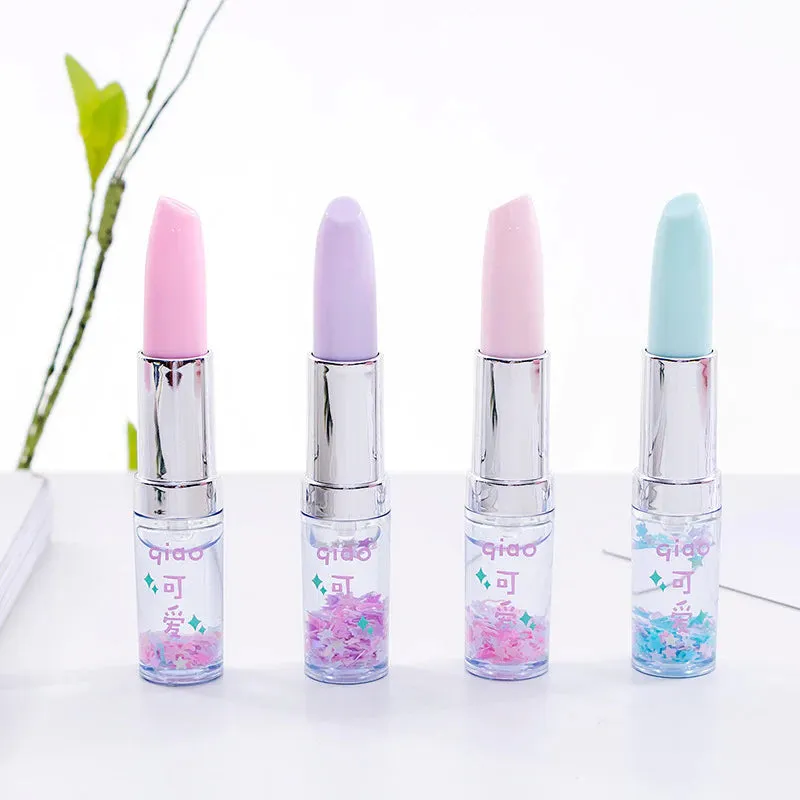 Cool Glitter Candy Color Lipstick Shape Gel Pen