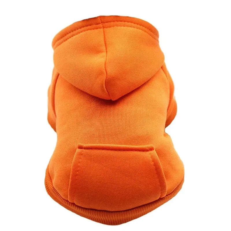Cozy Hooded Winter Sweatshirt for Small Dogs