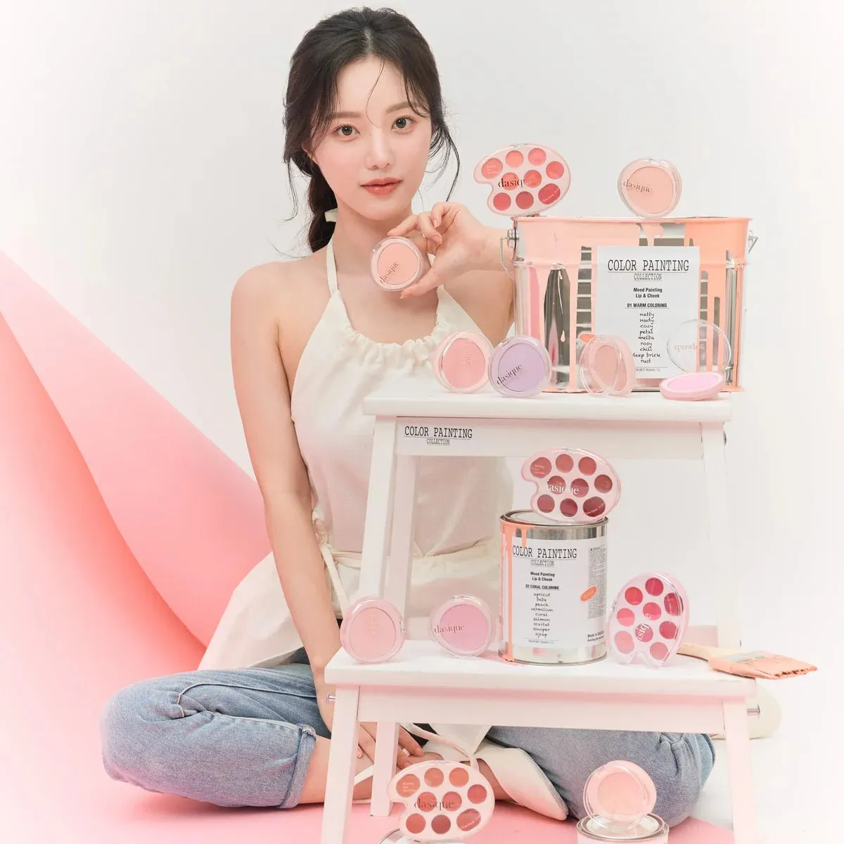 Dasique Mood Painting Lip & Cheek Palette 6g