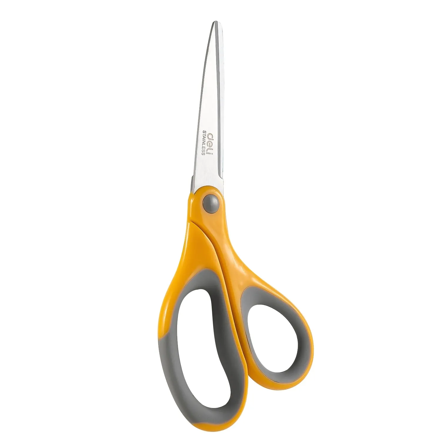 Deli Soft-touch Scissors 180mm Yellow