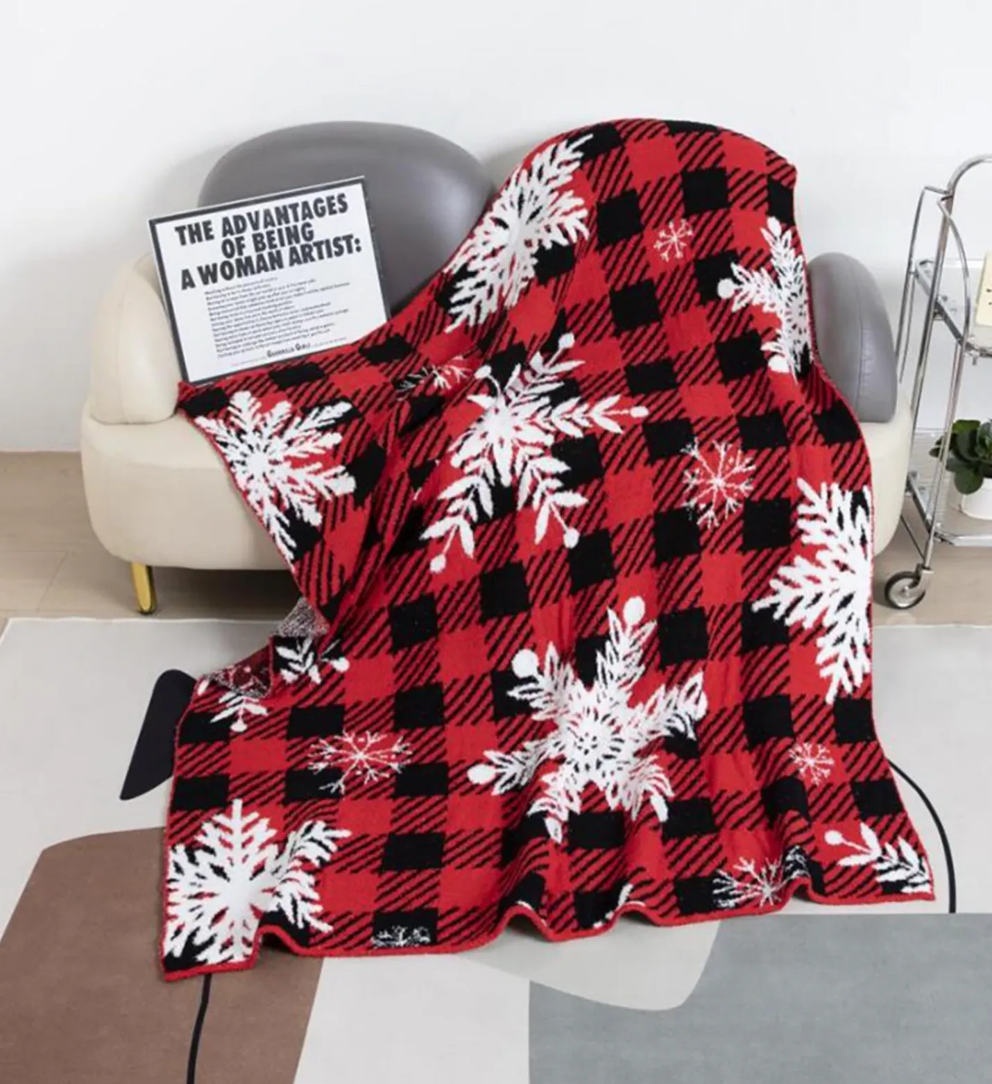Doorbuster Snowflake Comfy Cloud Soft Blanket