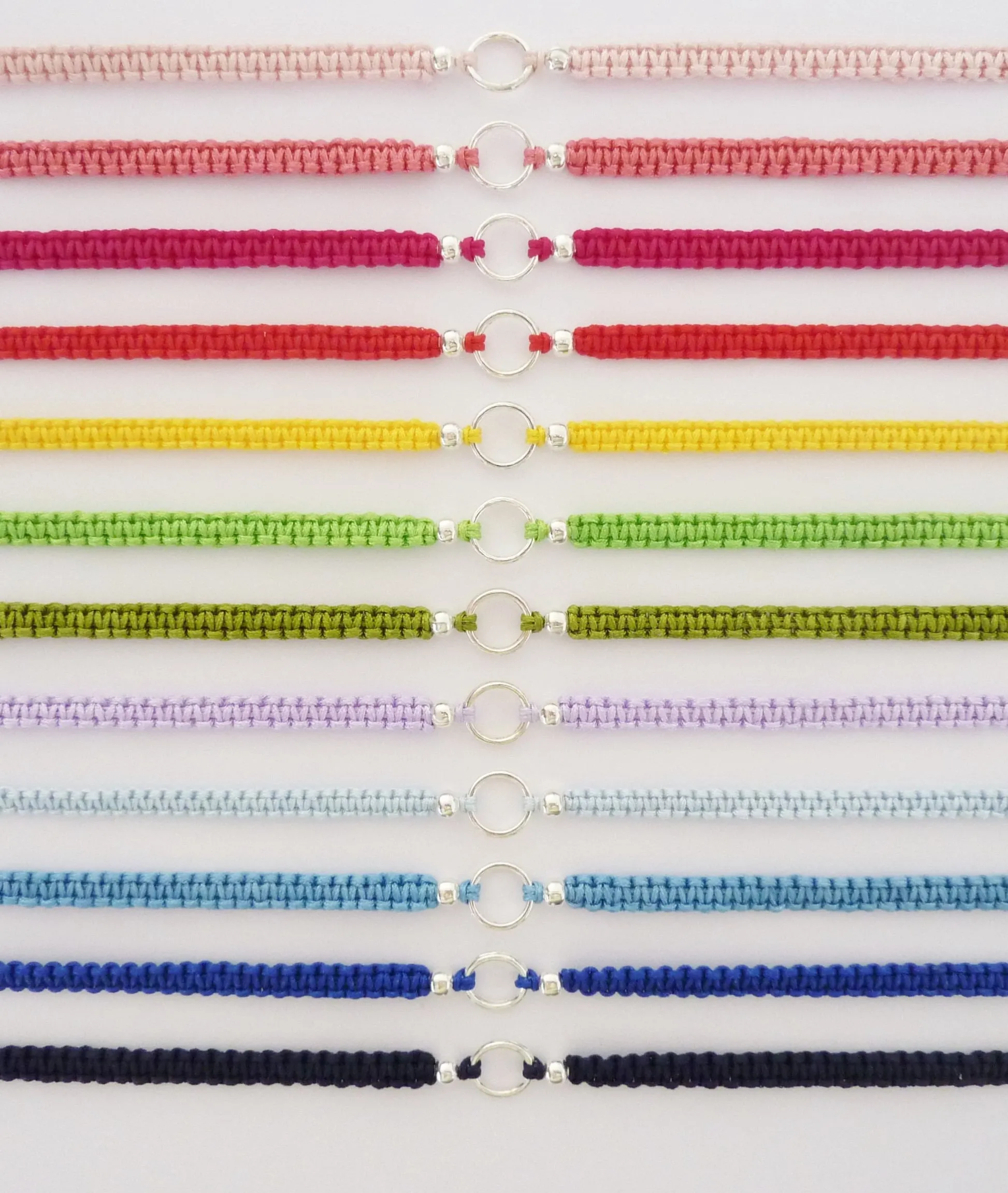Elephant Bracelet - Lucky Elephant Macrame Charm Bracelet. Friendship Bracelet. Stacking Bracelet. Choice of Colours.