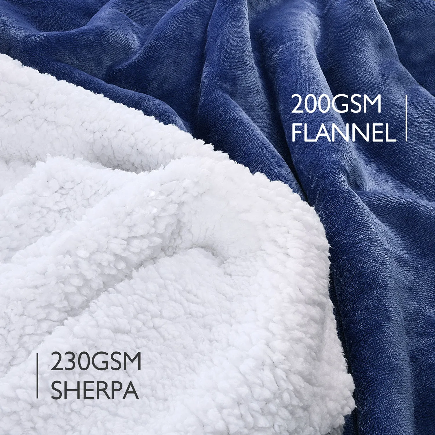 Extra Long Sherpa Oversize Hoodie Blanket
