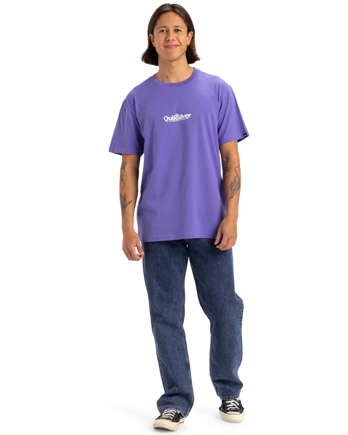 Fineline T-Shirt in Dusted Peri