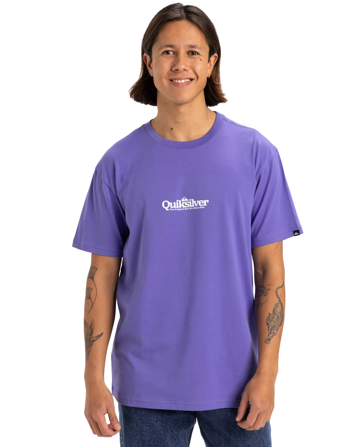 Fineline T-Shirt in Dusted Peri