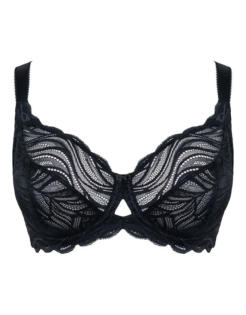 Flirtelle Elise Balcony Bra Black