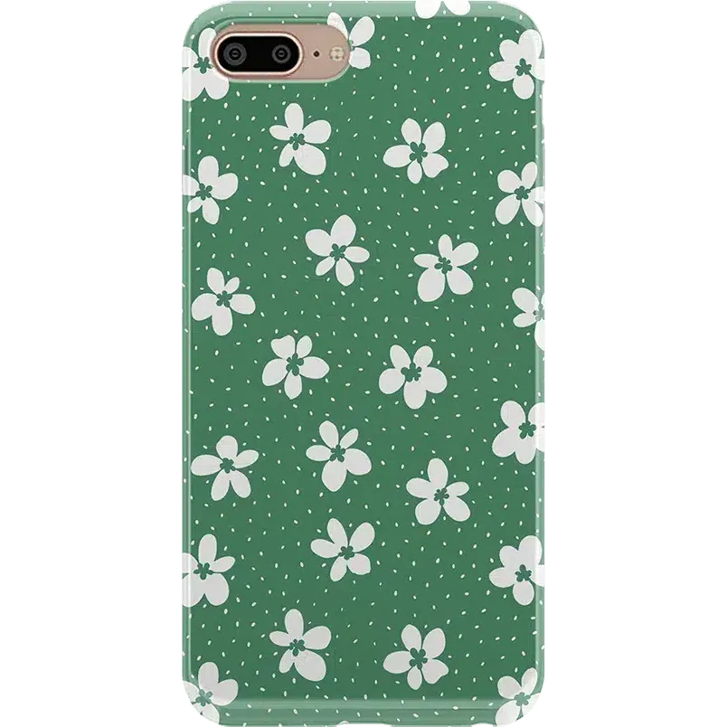 Flower My World | Jade Green Floral Case