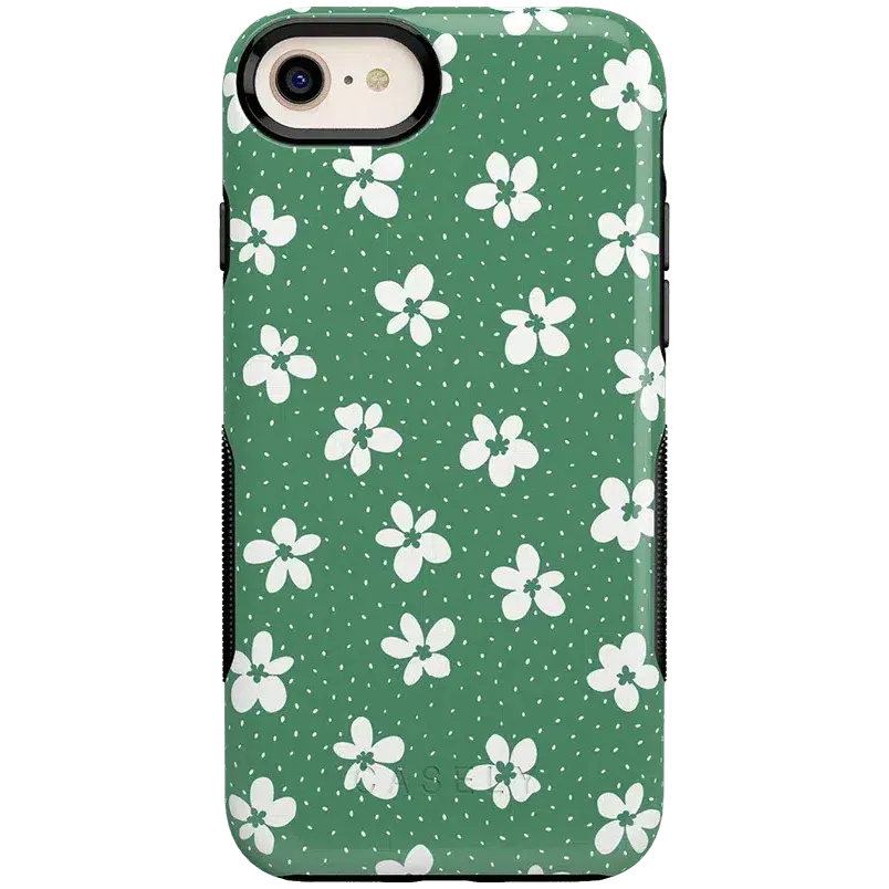 Flower My World | Jade Green Floral Case