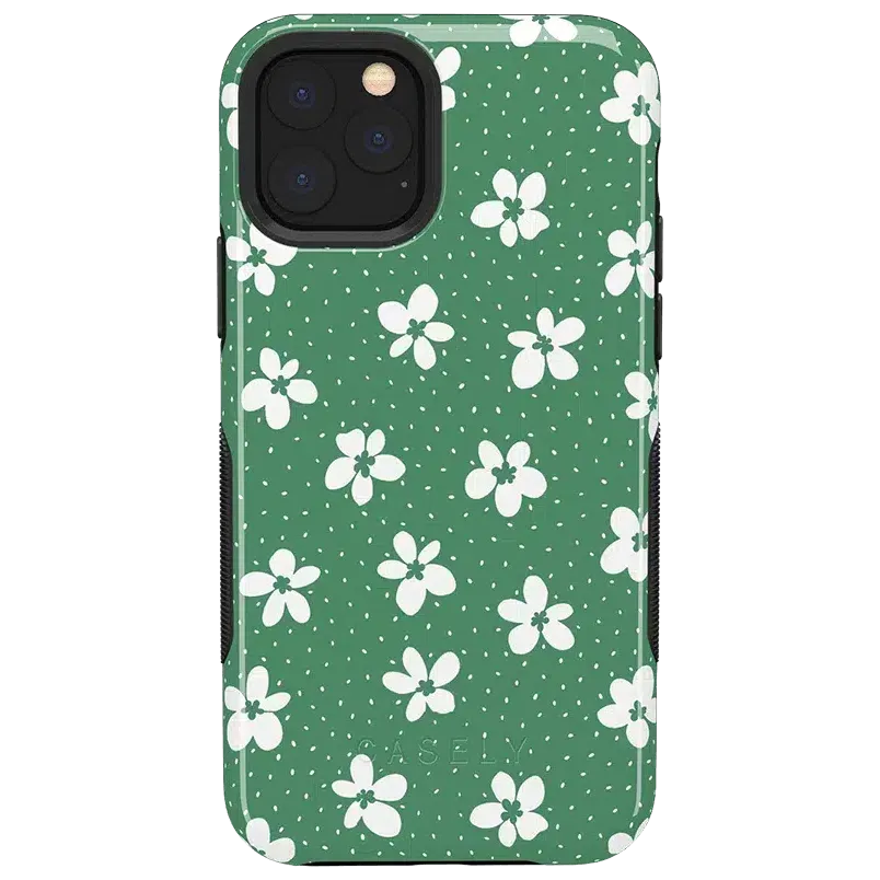 Flower My World | Jade Green Floral Case