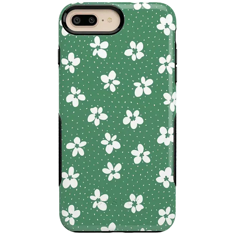 Flower My World | Jade Green Floral Case
