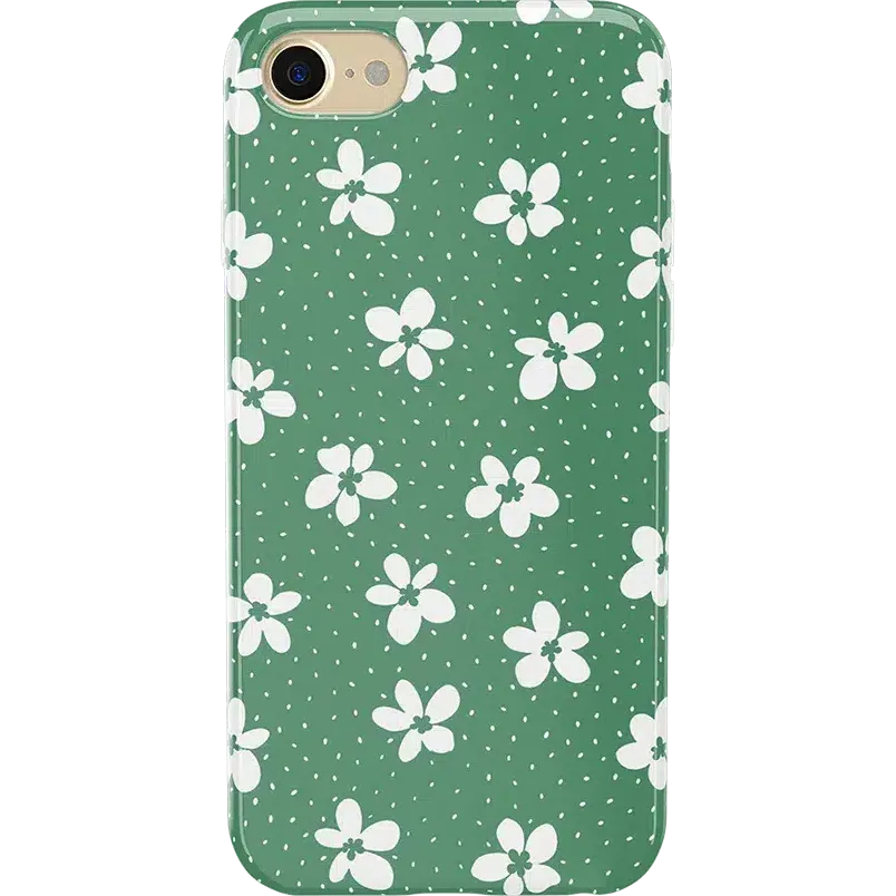 Flower My World | Jade Green Floral Case