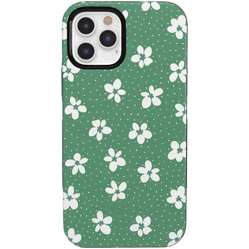 Flower My World | Jade Green Floral Case
