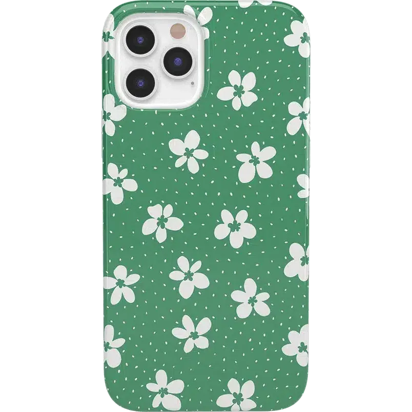 Flower My World | Jade Green Floral Case