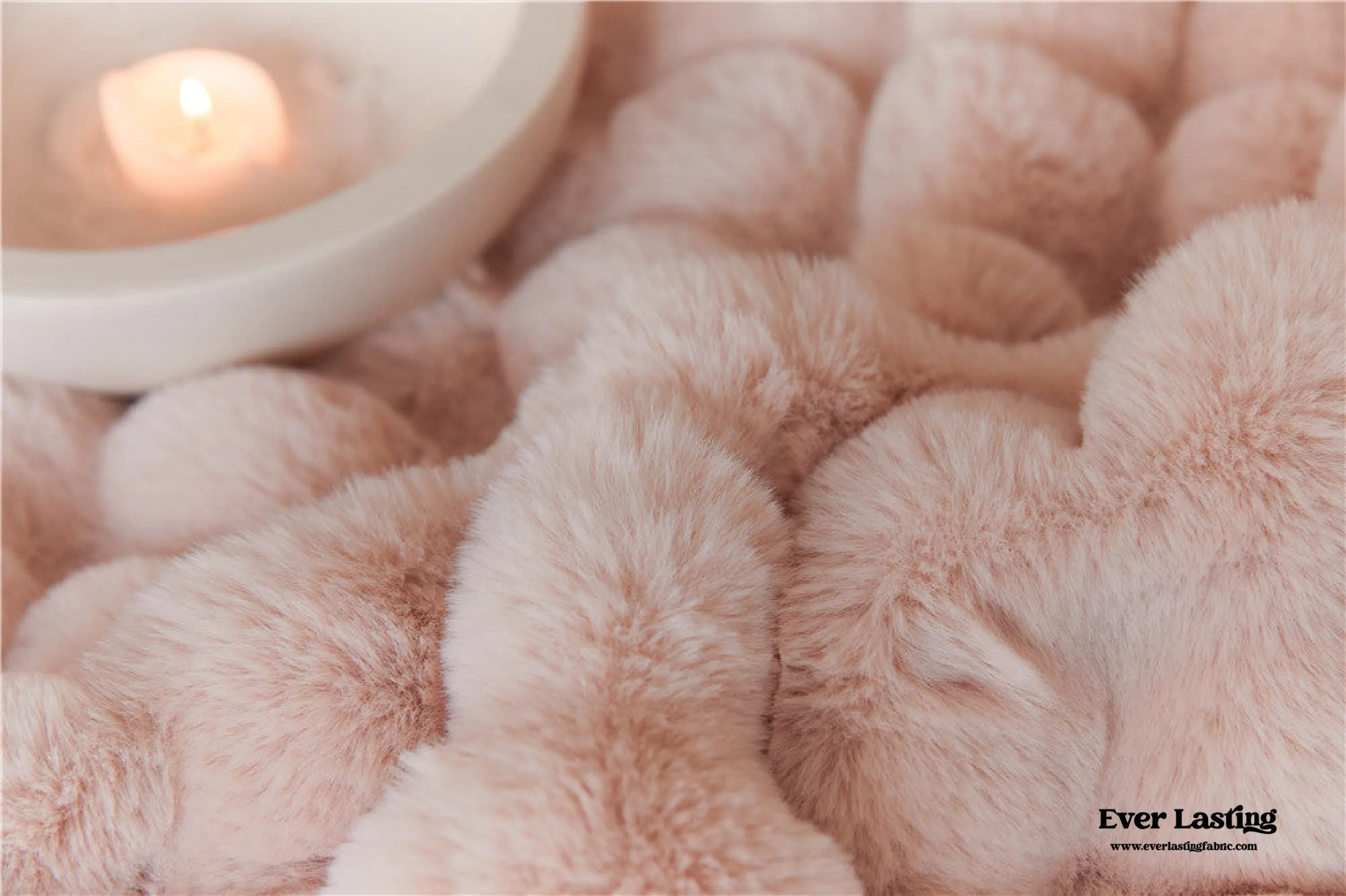 Fluffy Plush Throw Blanket / Gray
