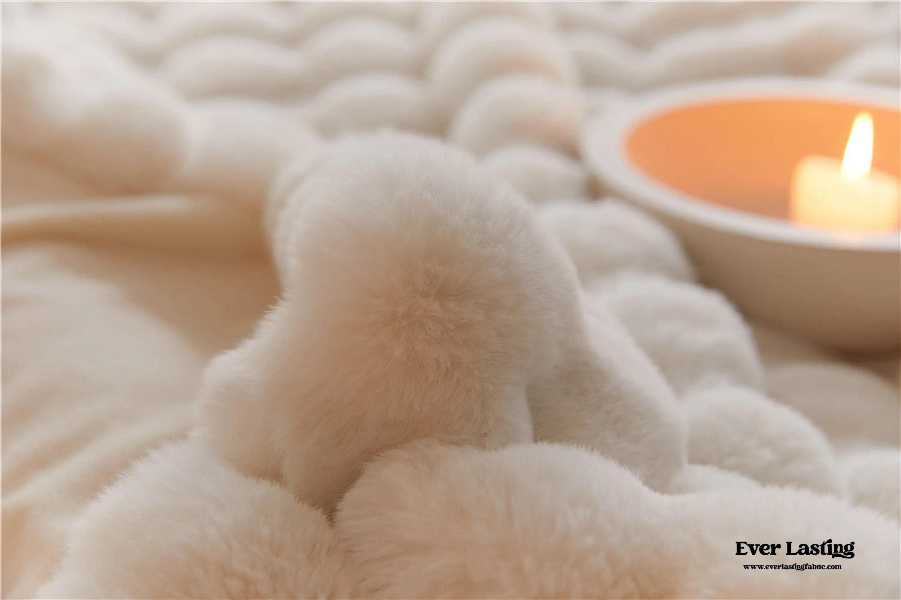 Fluffy Plush Throw Blanket / Gray