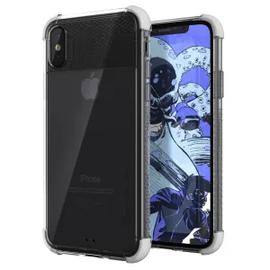 Ghostek COVERT2 Tough Clear Silicone Case Cover for Apple iPhone X / XS - White