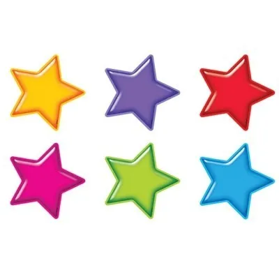 Gumdrop Stars Cut Outs