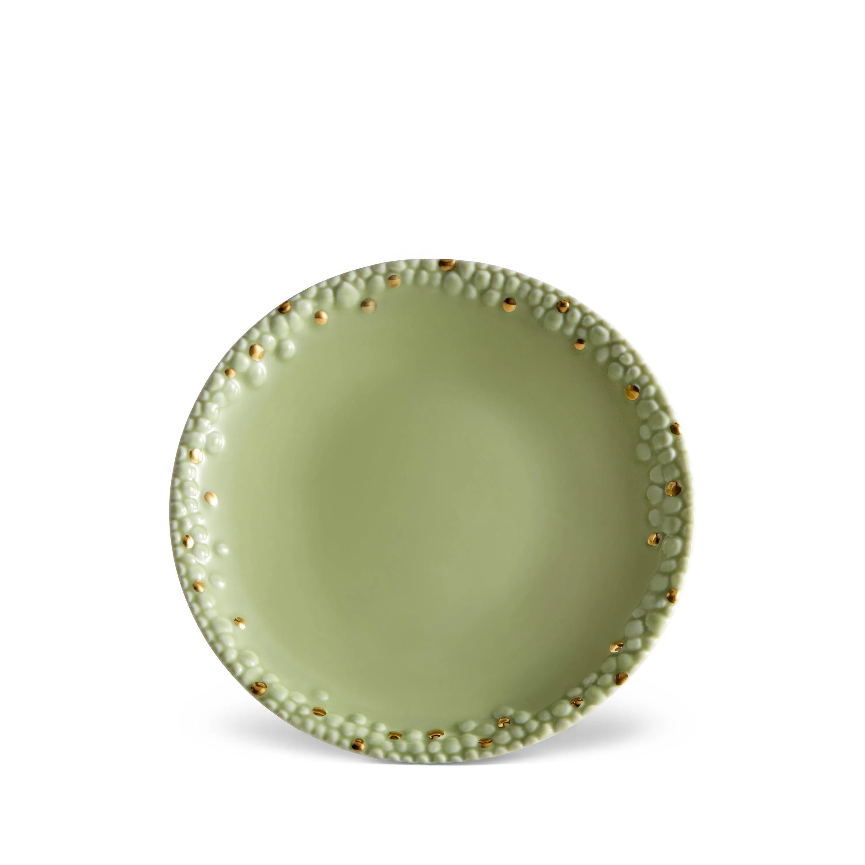 Haas Mojave Bread   Butter Plate - Matcha   Gold