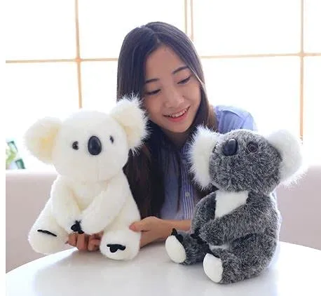 HUG 'n' FEEL SOFT TOYS Long Soft Lovable hugable Cute Giant Life Size Teddy Bear. (New Soft Toys, White Koala)