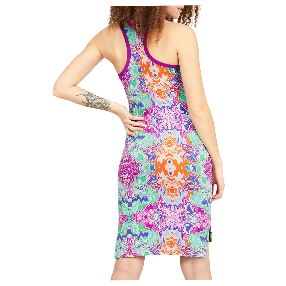 Hypnotize Graphic Sleeveless Mini Dress
