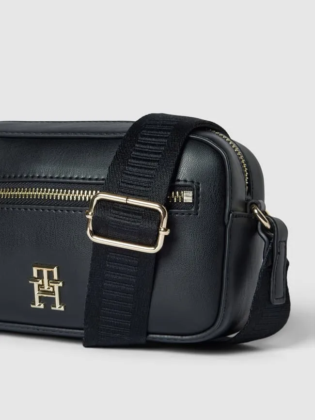 ICONIC Tommy Hilfiger Photo Bag with Label, Black
